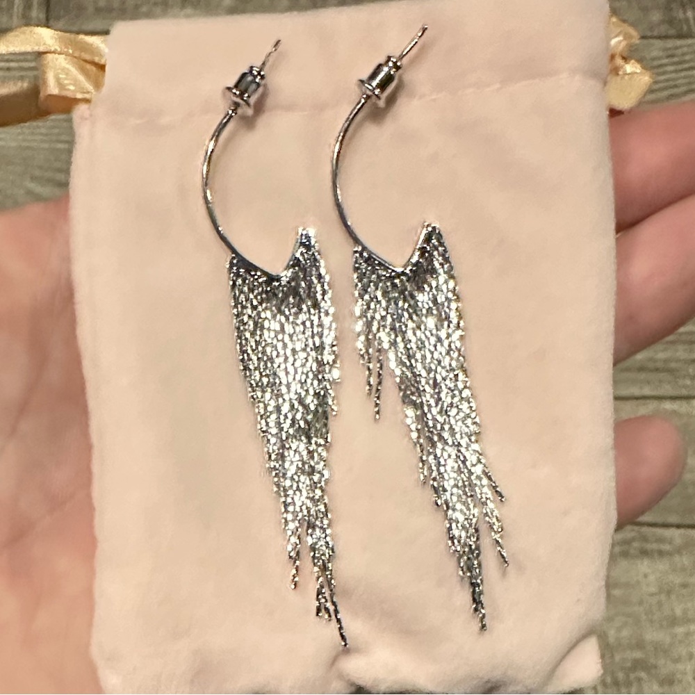 Long tassel earrings